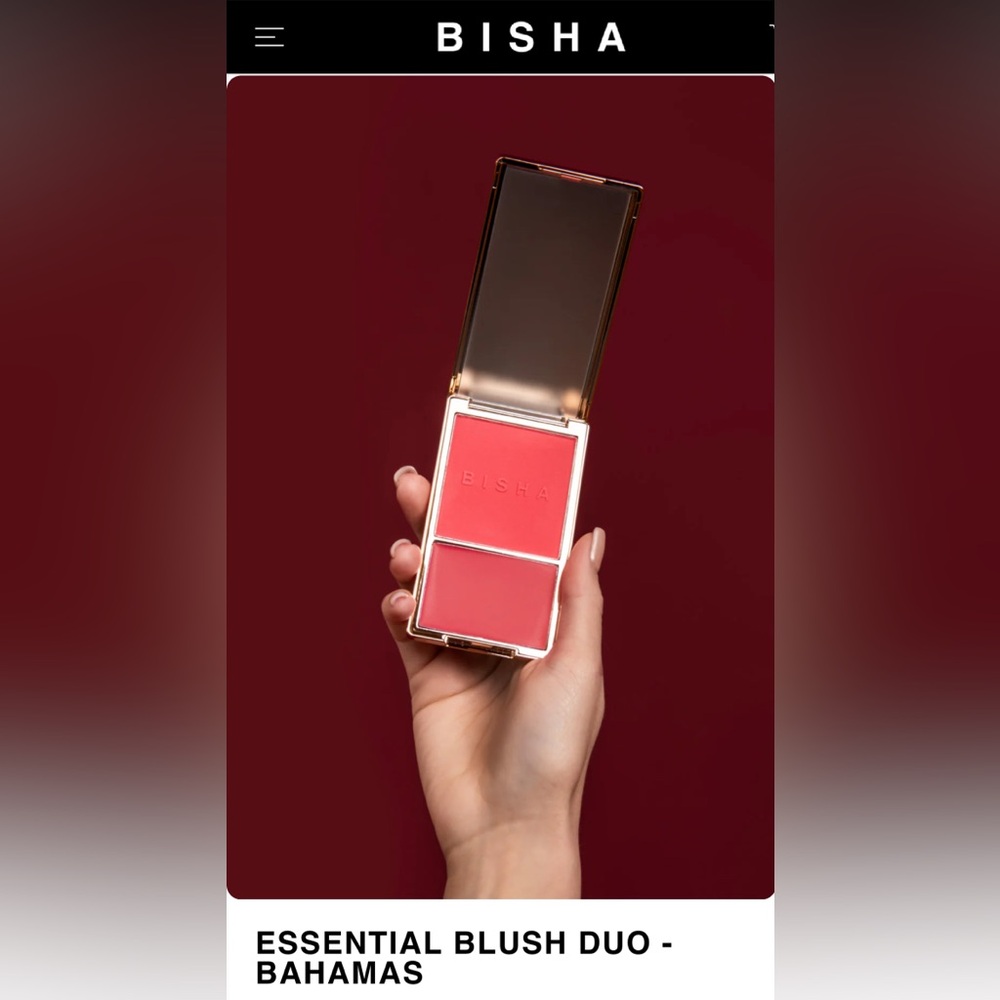 Bisha - Essential Blush Duo - Bahamas NIB / Sealed